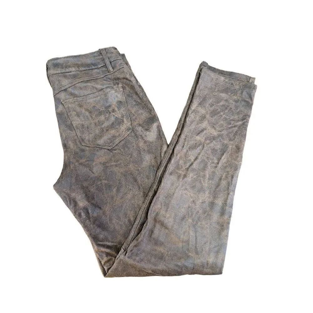 Rewash Faux Suade Jean Style Brown Pants Women's Size 3